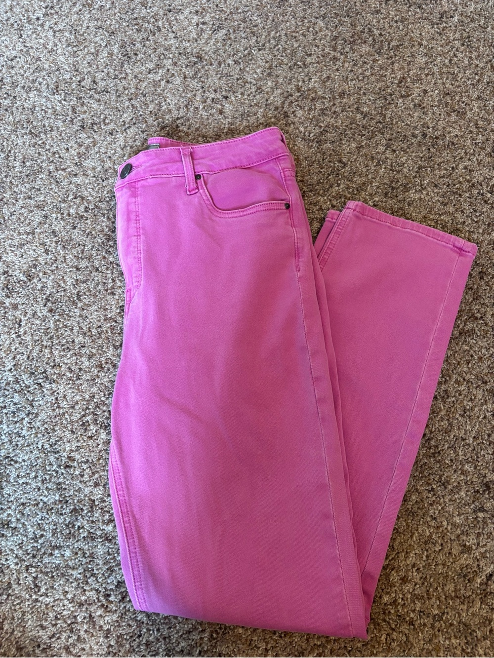 Women’s Pink High-Rise Jeans